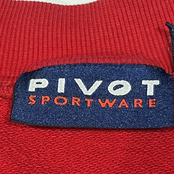 Vintage Pivot Sportware Red Golf Vest Embroidered Men Size Large - Picture 7 of 14